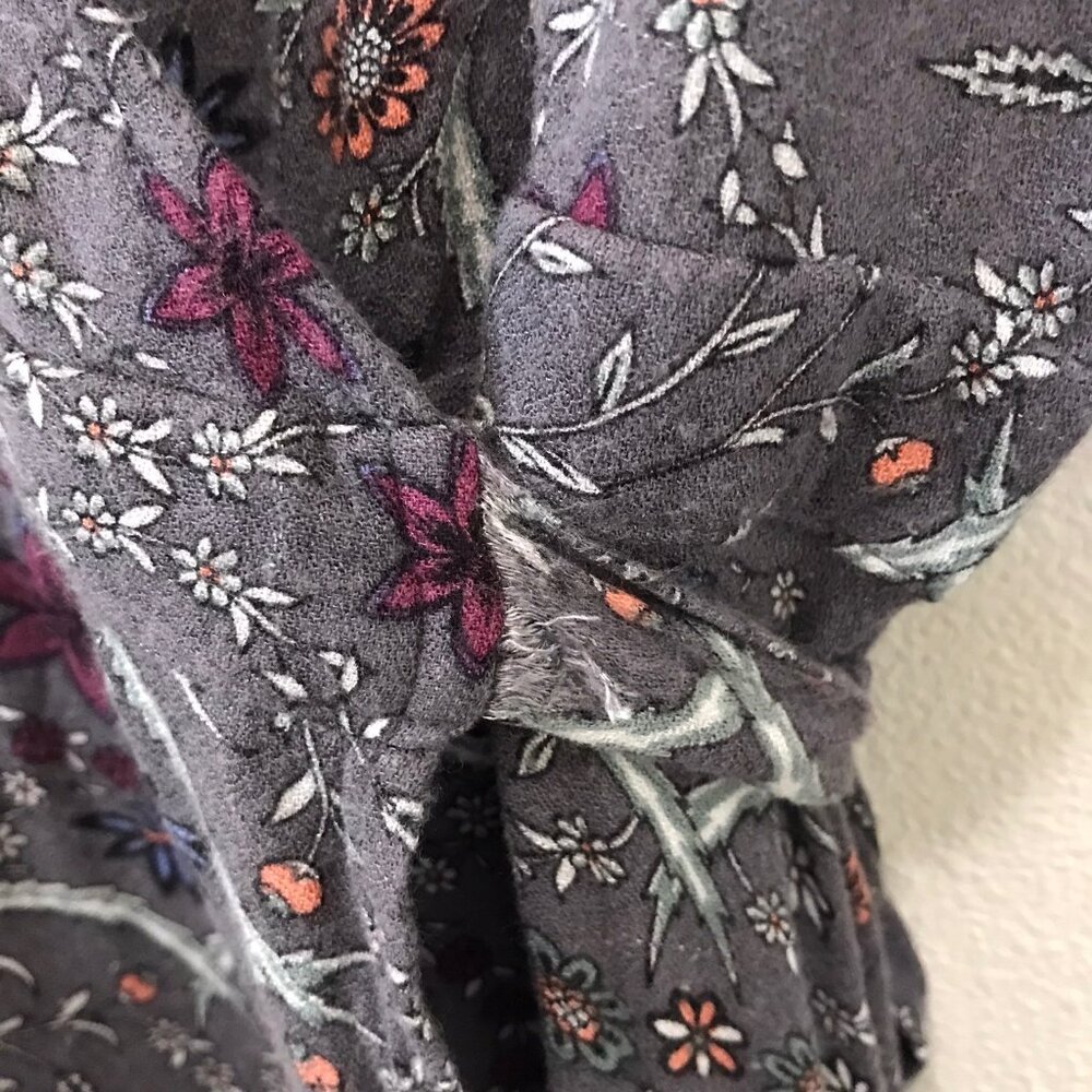 LoveStitch Women's‎ Lenka Wrap Maxi Dress Floral 3/4 Sleeve Size M High-Low Boho - Picture 12 of 16